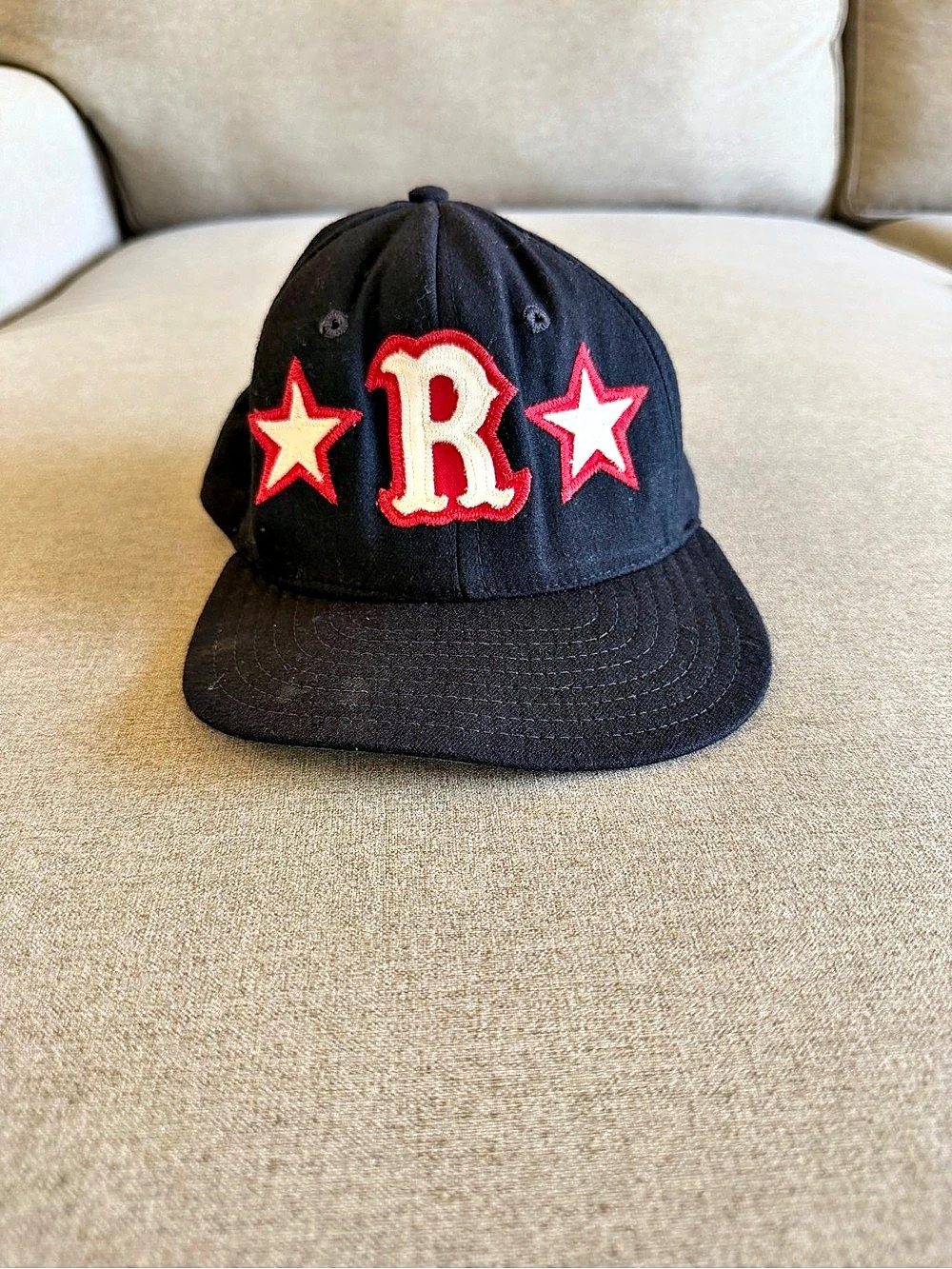 Vintage 90s New Era Pro Model Reading Phillies Snapback Hat Made in USA Kelly Gr